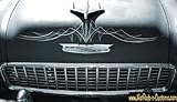 55 1955 Chevy Custom CAR Photo 8 1/2 X 11 Photograph Hot Rod Rat Rat Gasser Hood Ornament Pinstriped Classic Vintage Retro Wall Art Home Office Garage ShopBar Restaurant Man Cave Gift