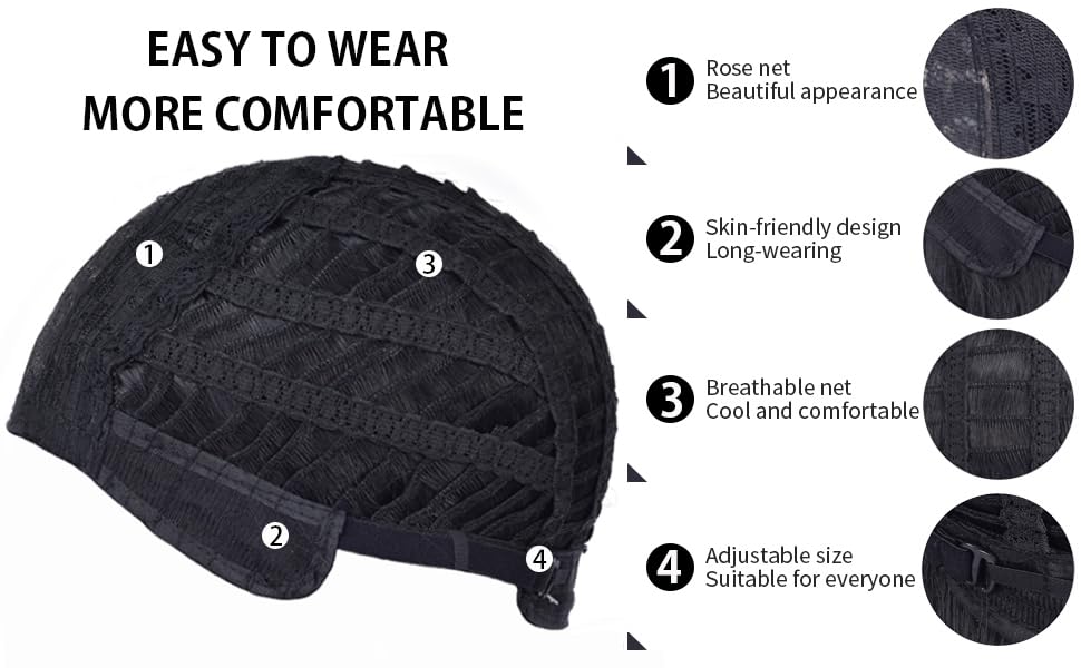 Miniatura 5 de BERON Pelucas Negras Degradadas a Blanco para Mujeres, Peluca Larga Rizada Ondulada con Flequillo para Chicas, Peluca Sintética Ondulada Blanca