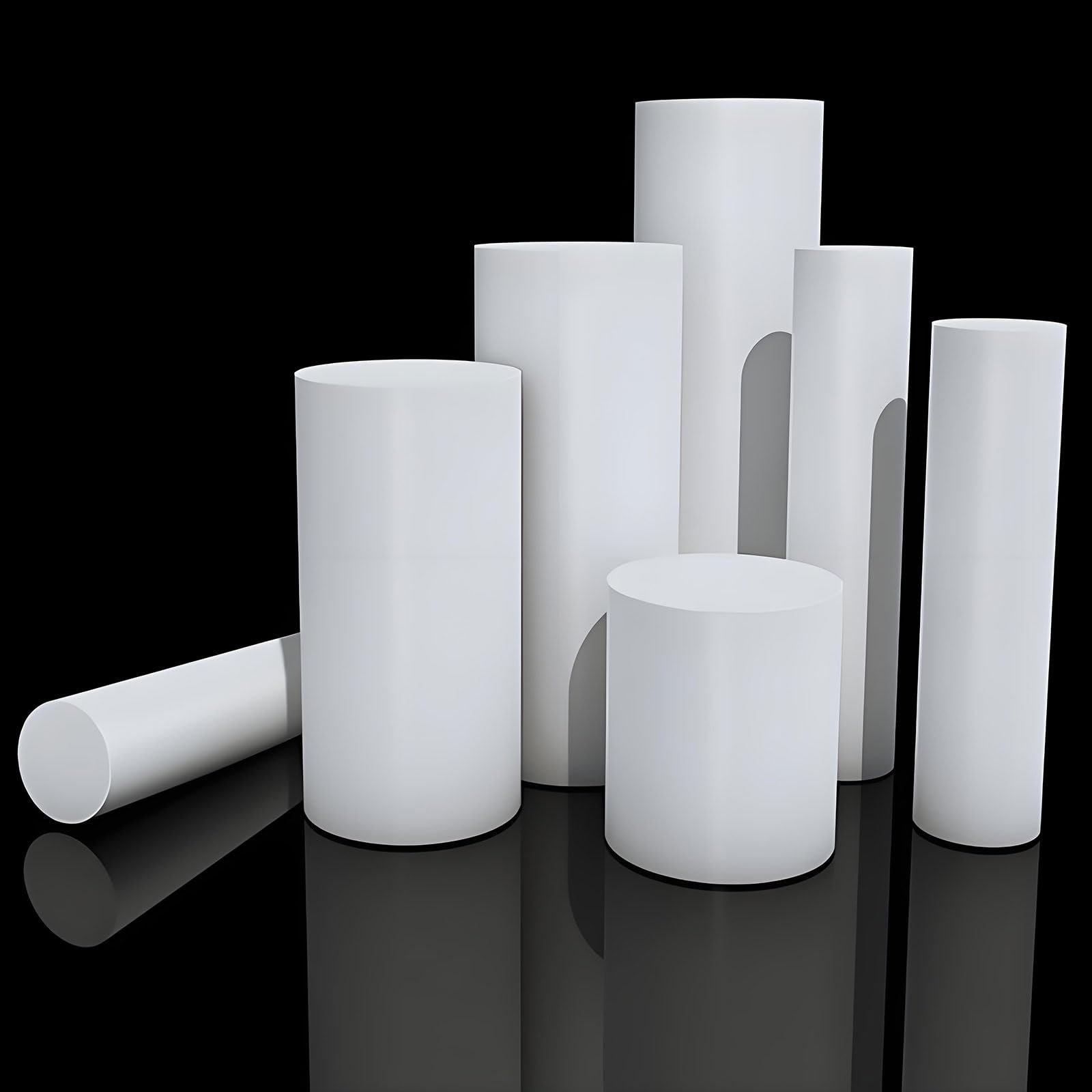 Varilla sólida de PTFE de 20 cm | 70mm x 0.2m