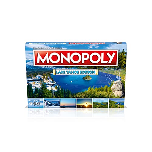 Monopoly Lake Tahoe Edition juego de mesa familiar miniatura 6