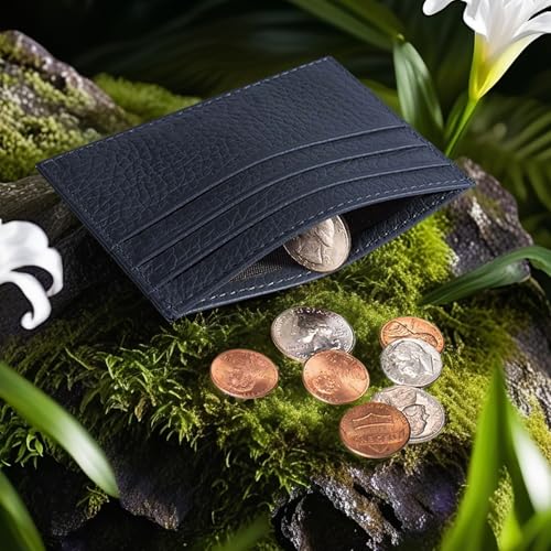 Image of M-Plateau Super Slim Genuine Leather Credit Card Wallet