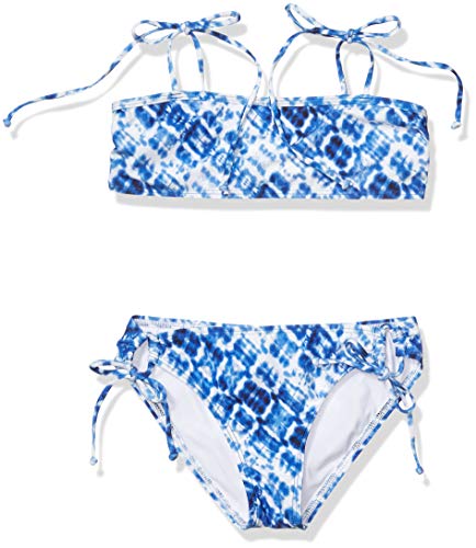 Splendid Girls' Bandeau Bra with Straps and Tunnel Bikini Bottom