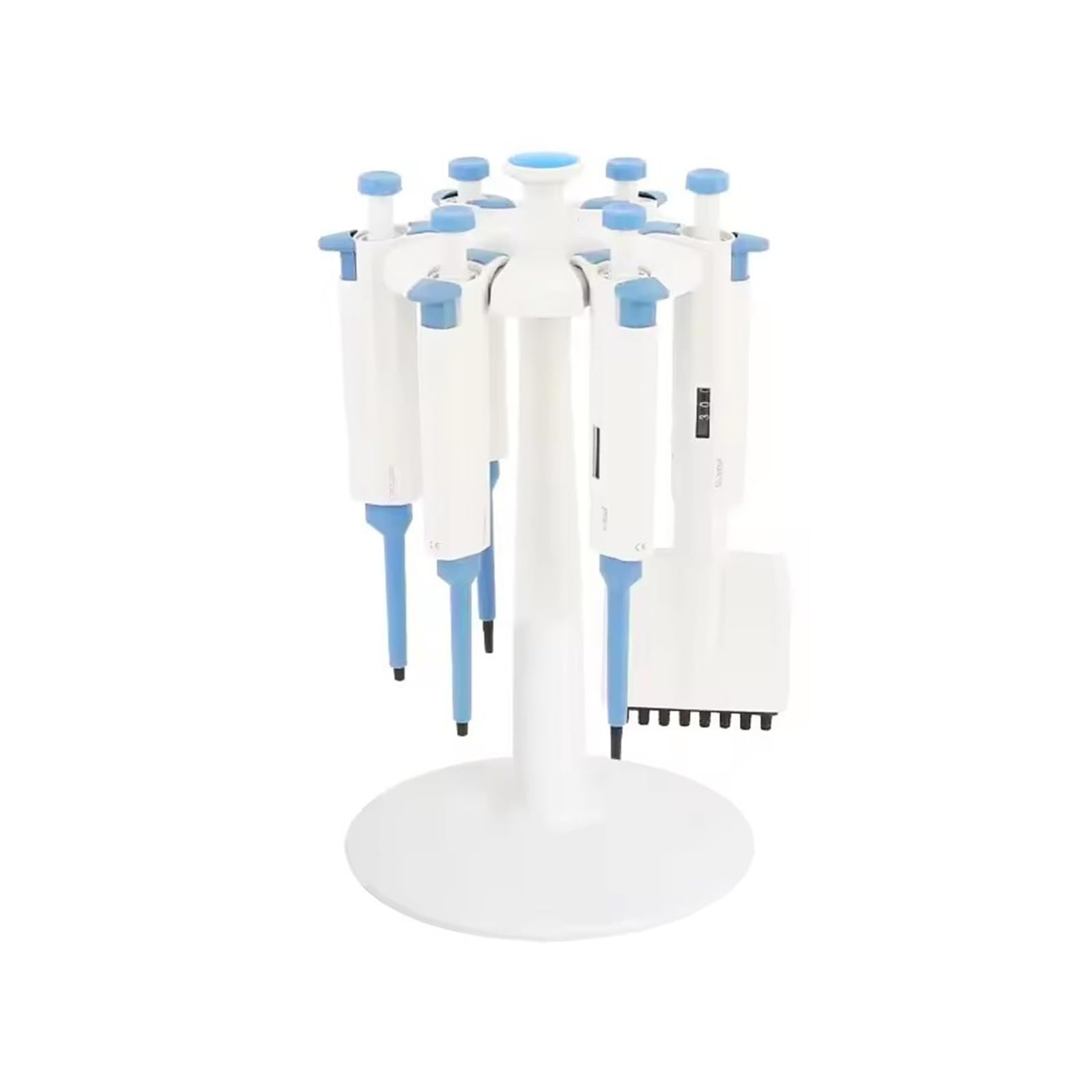 Pipeta, Soporte redondo for pipetas de laboratorio, for colocar pipetas, hasta 6 soportes for pipetas