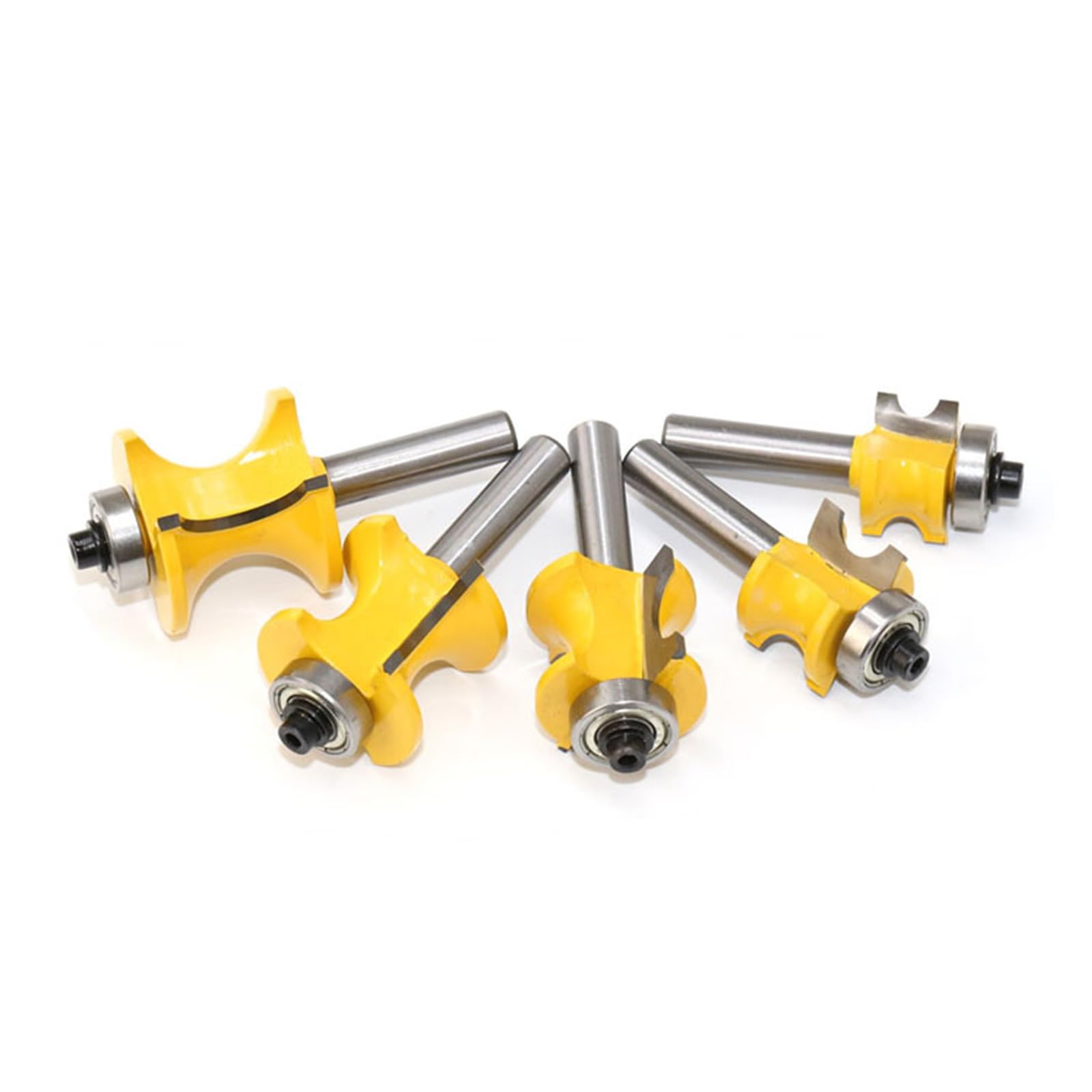 5 sztuk 8mm z końcówką trzpieniową Bullnose frez do drewna Bit węglika wolframu Box Router Bit frez do drewna