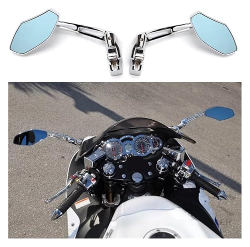 Espejos moto manillar para rutas en Suzuki GSXR y viajes en carretera 5