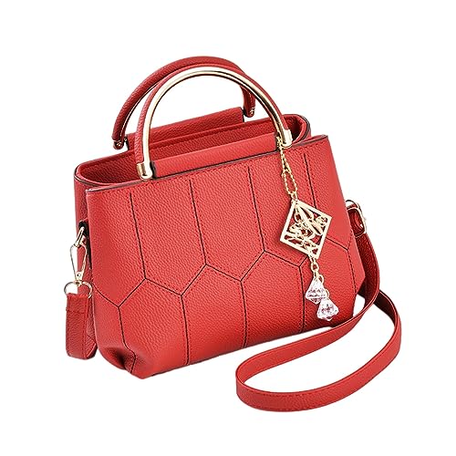 Sac à main en cuir pour femme avec bandoulière réglable tendance chic