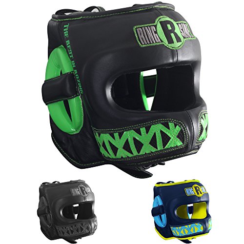 Image of Ringside Youth Deluxe Face Saver Boxing Muy Thai MMA Sparring Head Protection Kids Headgear