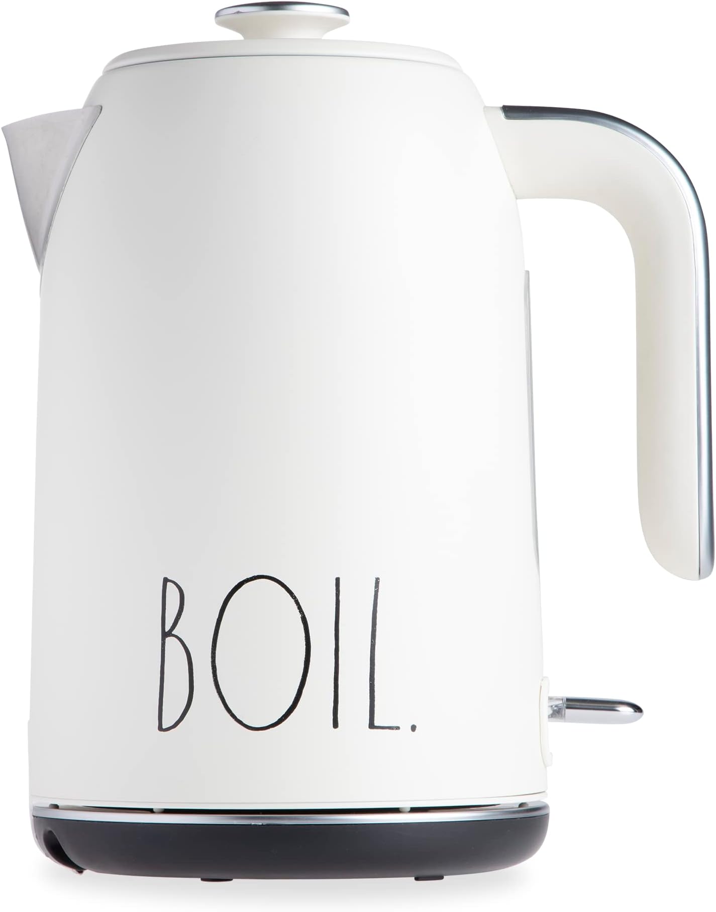 Electric Hot Water Kettle - Stainless Steel Coffee Maker, Tea Kettle, Swivel Base, With Automatic Shut Off Boil-Dry Protection, Easy Pour Pitcher, 1500 Watt Boiling Power, 1.7 Liters, Cream