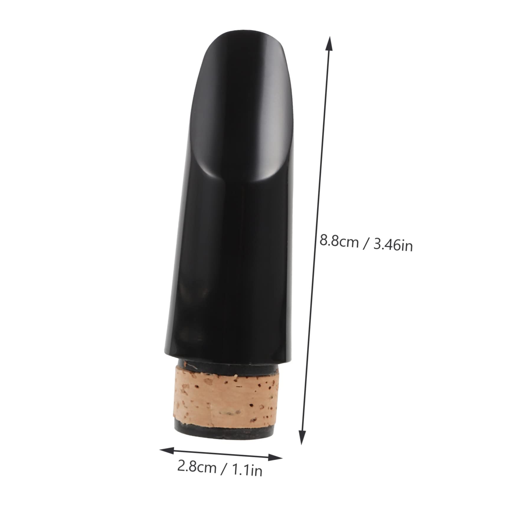 HEMOTON Clarinet Mouthpieces for b Flat Clarinet Plastic Wind Instrument Accessories Easy Cleaning