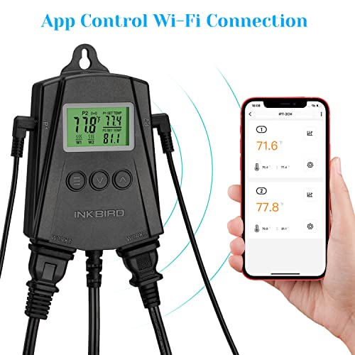 Inkbird BR-O9-9NGV-9S1Y Wifi Heat Mat Reptile Thermostat Controller Temperature Controller thumb #3
