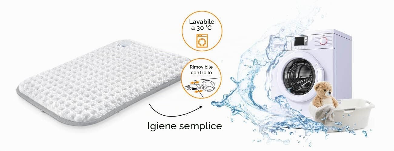 Beurer HK 42 Super Cosy Termoforo con Tre Livelli di Temperatura Selezionabili, spegnimento automatico di sicurezza dopo 90 min, lavabile in lavatrice a 30°
