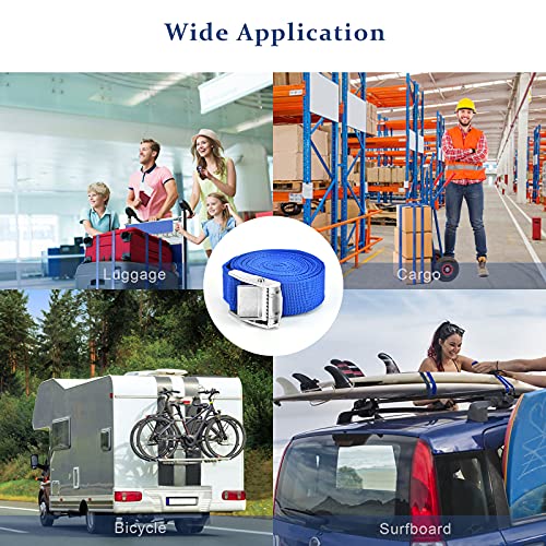 6 Pezzi Cinghie di Fissaggio, 3M Cinghie di