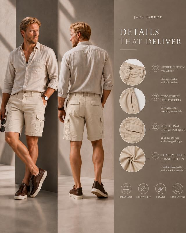 Image of Comfort Fit Shorts for Men & Women | Cotton Stretch Fit | 32-44