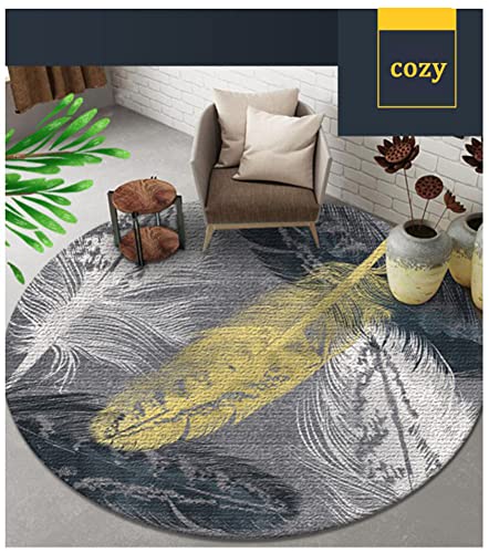 Hardwood/Tile Floor Mat,Non-Curve Desk Round Chair Mat,Office Rolling Chairmat Protector,Under Circular Mat For Carpet,Circle Area Rug Home Decoration #TOP1