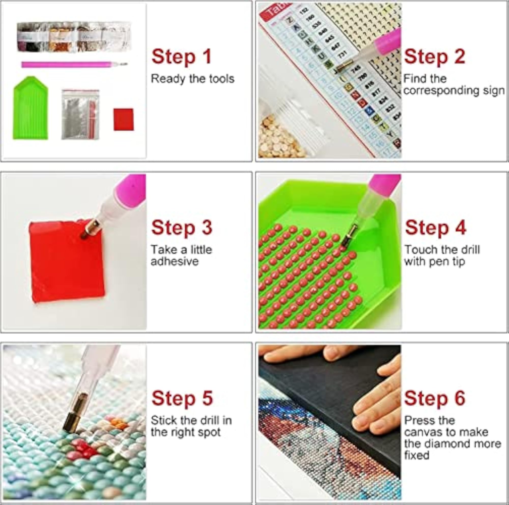 Three Vases Diamond Painting Kit for Home Decor