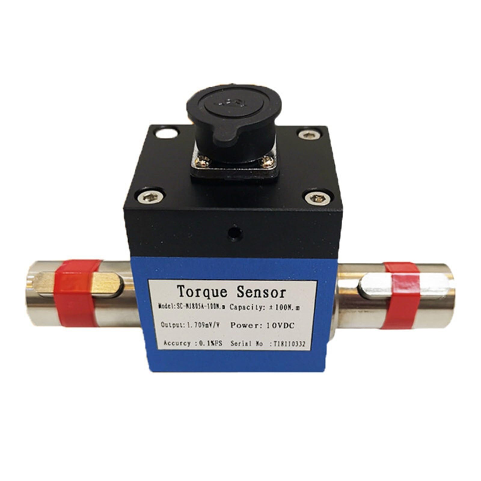 Soywim 0-150Nm Torque Meter Dynamic High Precision 0.1% Fs Torque Sensor For Bench Motor Load Lock Screw(0-150Nm)
