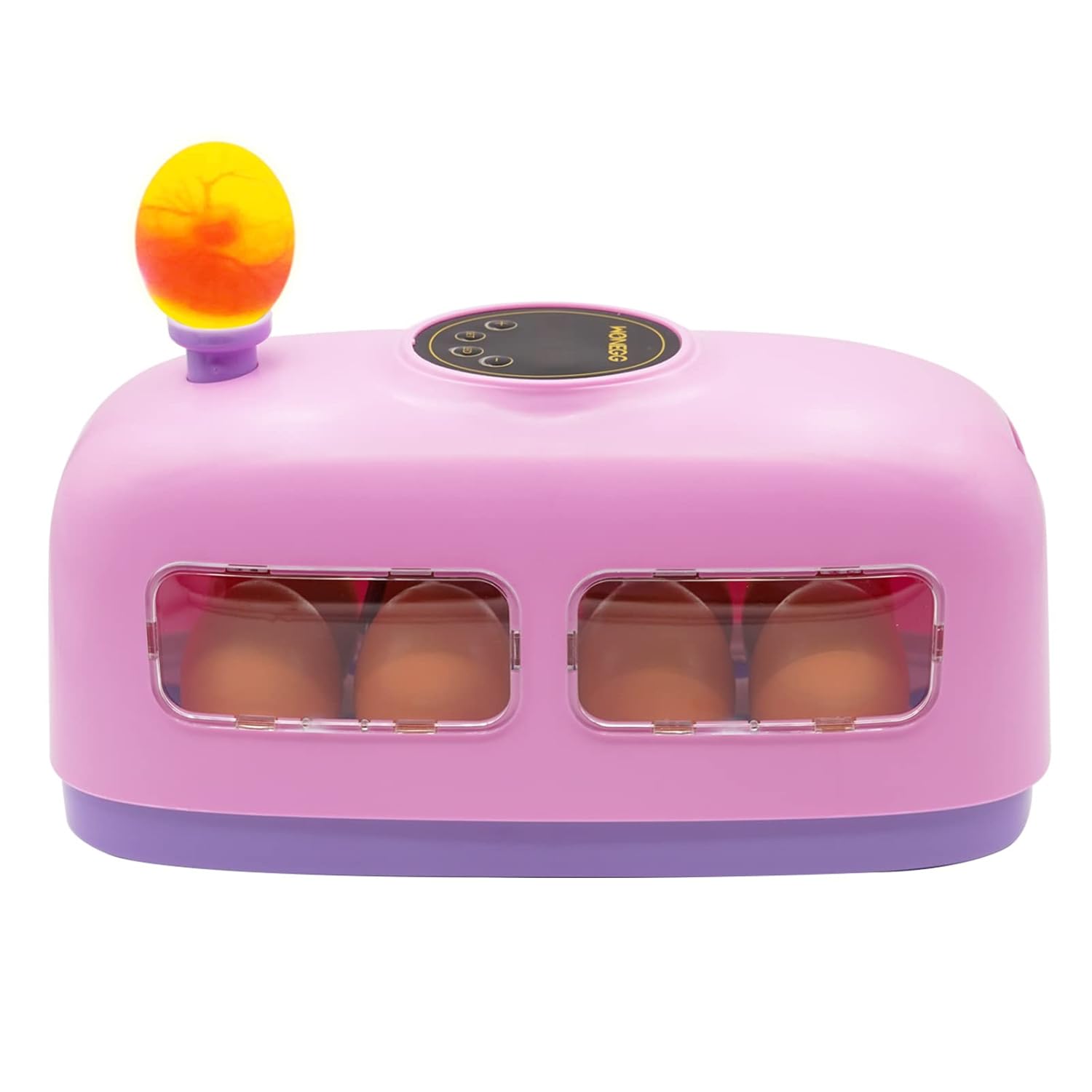 MOGOULUA Mini 8 Egg Chicks Brooder Egg Incubator Temperature Control Hatcher with LED Digital