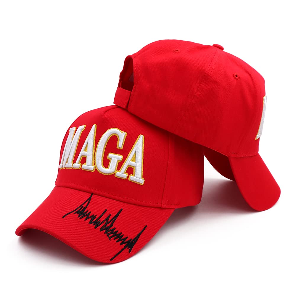 Trump 2024 Hat Ultra MAGA Red Hat Conservative Republican Anti Joe Biden Hats Funny FJB Adjustable Trucker Cap for Men Women