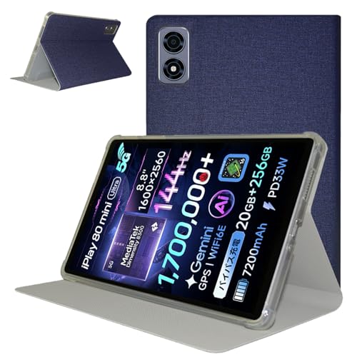 KONXISA for ALLDOCUBE iPlay 80 mini Ultra �P�[�X �J�o�[ �^�u���b�g 8.8�C���` PU+TPU �P�[�X �p�x���� �X�^���h �ω��� �Ϗ� �ϏՌ� �S�ʕی� ��G�肪�ǂ� ALLDOCUBE iPlay 80 mi