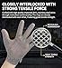 GOL-SIV ANSI A9 Cut Resistant Stainless Steel Metal Mesh Chain Mail Glove,Butchers Gloves Food Grade For Kitchen Cooking, Oyster Shucking, Glass Processing, Tool Sharpening, 5 Finger, (M)