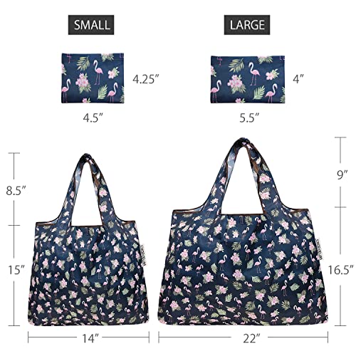 Image of allydrew Large Foldable Tote Nylon Reusable Grocery Bag