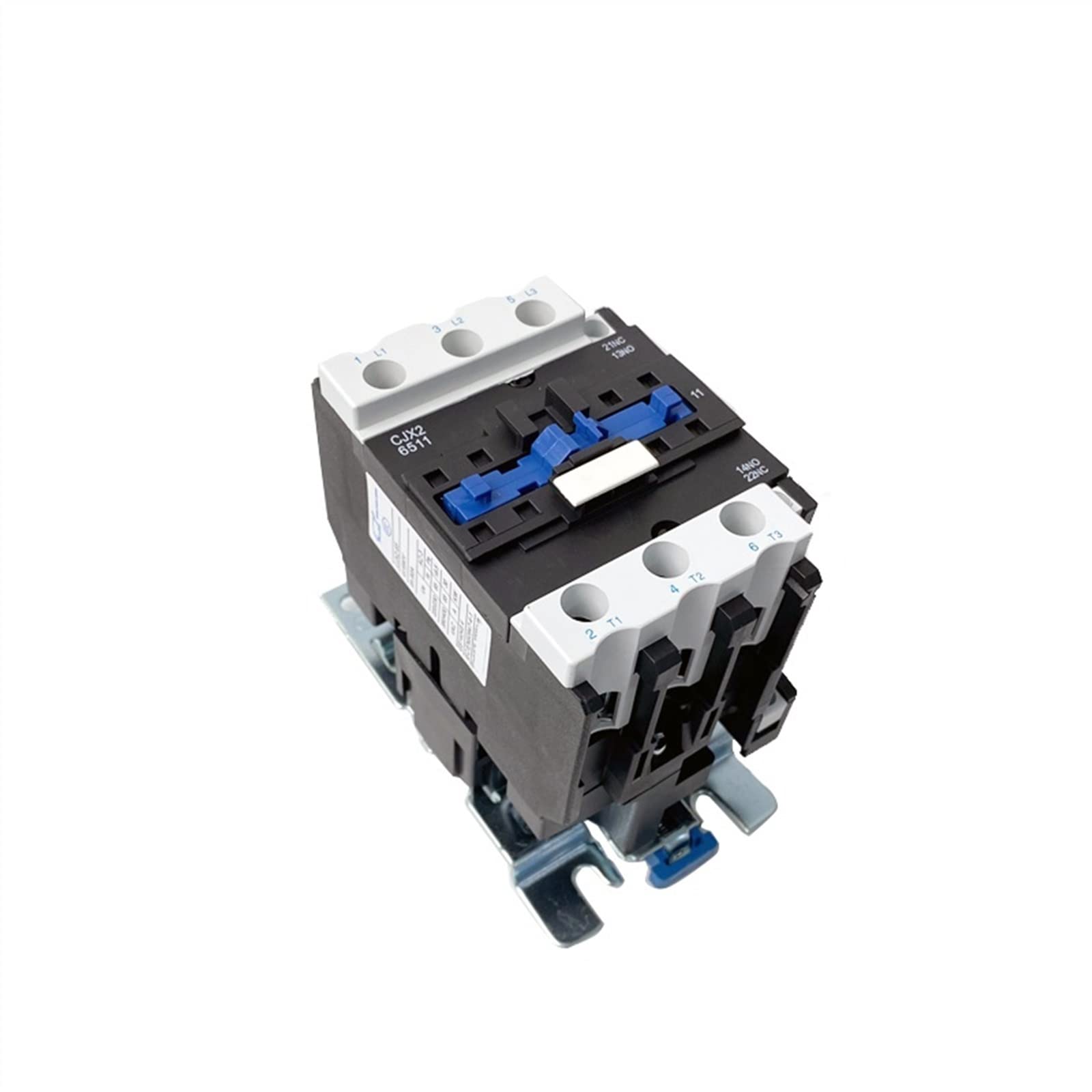 Stycznik CJX2-6511 AC Styczniki 6 5A 220V/380V/24V/110V LC1-D 3p Srebrny magnetyczny 1no 1nc Wymiana elektryki przemysłowej