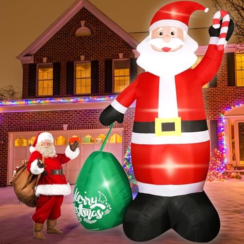 La mejor comparación de Remates , listamos los 10 mejores. 46 Loninak - Papá Noel inflable de Navidad de 14 pies, iluminado, 14 pies de alto, enormes inflables de Navidad, decoración de Papá Noel, adornos de Navidad con luces LED...