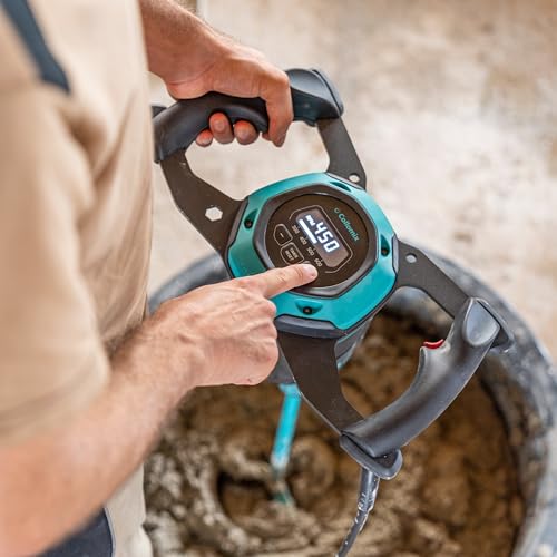 COLLOMIX XQ Paddle Mixer - 8 Speed (300-750 RPM) Portable Material Mixing Drill with Speed and Timer Settings for Max. (4) 50lb Bags - XQ6 by Collomix - Image 4