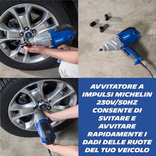 Michelin Pistola Smonta Ruota 230 V Avvitatore Elettrico Ad Impulsi - 3