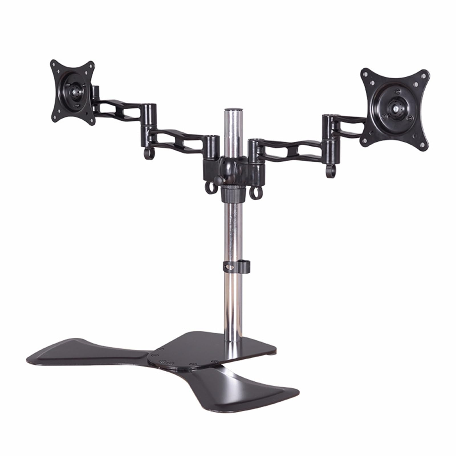 asdchZen Dual Monitor Stand,Heavy Duty Fully Adjustable Monitor Arm For 15-27 Inch Screen,360° Horizontal And Vertical Screen Switching,Easy To Install