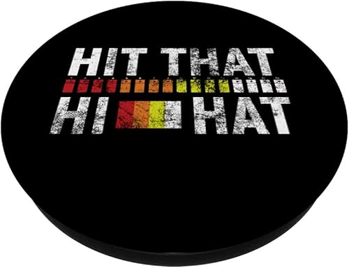 Miniatura 2 de 808 Hit That Hi Hat - Máquina de tambor Roland 808 - PopSockets Grip and Stand for Phones and Tablets