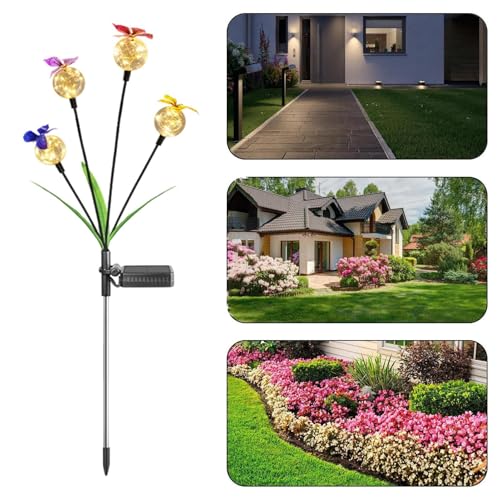 Luces solares para jardín exterior con sensor inteligente de iluminación 7