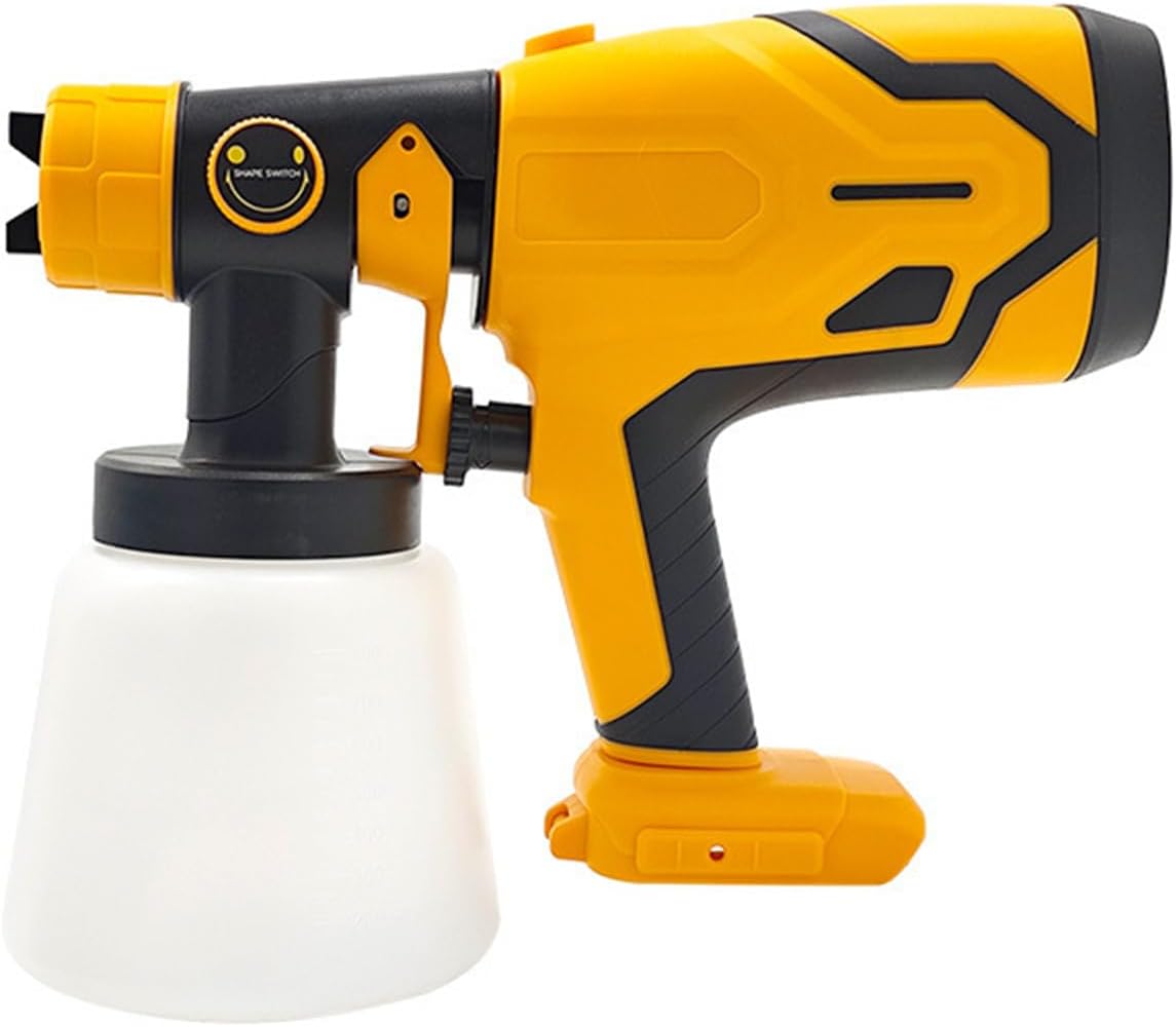 塗料噴霧器HVLPスプレー3パターンノズル800mlの電気塗装噴霧器のインテリアと外装調整可能なコントロール