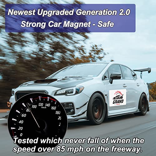 4 Pack Blank Magnetic Car Signs, Rounded Corners Blank Car Magnet Set For Advertise Business, Cover Company Logo (For Hoa), Prevent Car Scratches And Dents (12"X 17",11.7" X 8.27") #TOP2