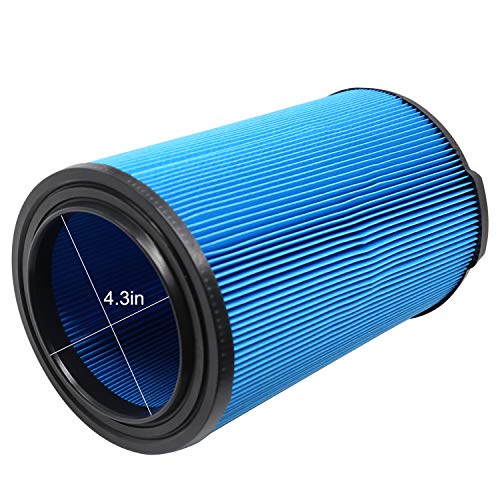 Gibtool Vf5000 3-Layer Pleated Paper Vacuum Filter For Rigid Vac 6-20 Gallon Wet Dry Vacuums Wd1450 Wd0970 Wd1270 Wd09700 Wd06700 Wd1680 Wd1851 Rv2400A #TOP2