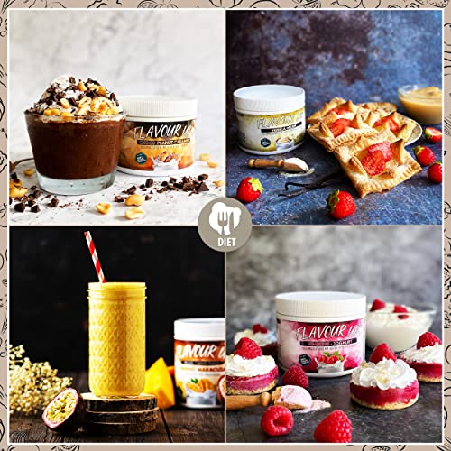 Geschmackspulver WHITE CHOCO COCOS 250g - Leckerer Geschmack und Süße - nur 11 kcal pro Portion - Vielseitig einsetzbar… – Bild 6