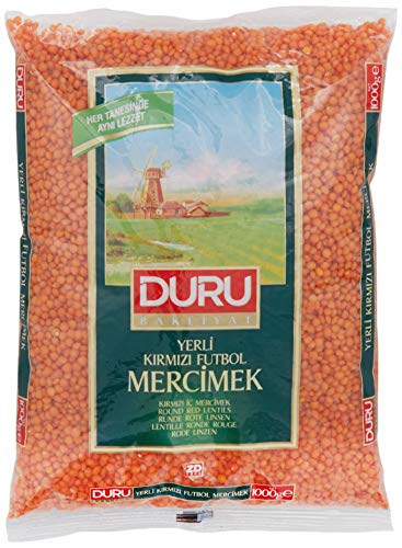 Duru - Lentejas rojas redondas turcas (2,2 lbs 1 kg)