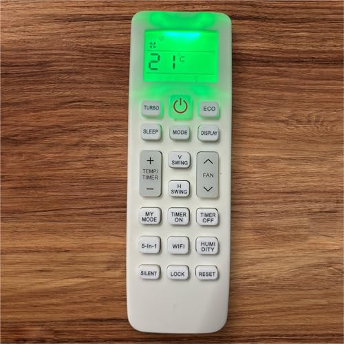 Image of Ac Remote Control Compatible For Lloydd Ac Remote /Lloyd Split Ac Remote /Lloyd Window Ac Remote (Model 6), White