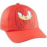 Picture of Sonic the Hedgehog Boys Baseball Cap Kids Sun Hat for Summer Beach Outdoor Play Cotton Ball Cap Gifts for Boys (Red Knuckles)