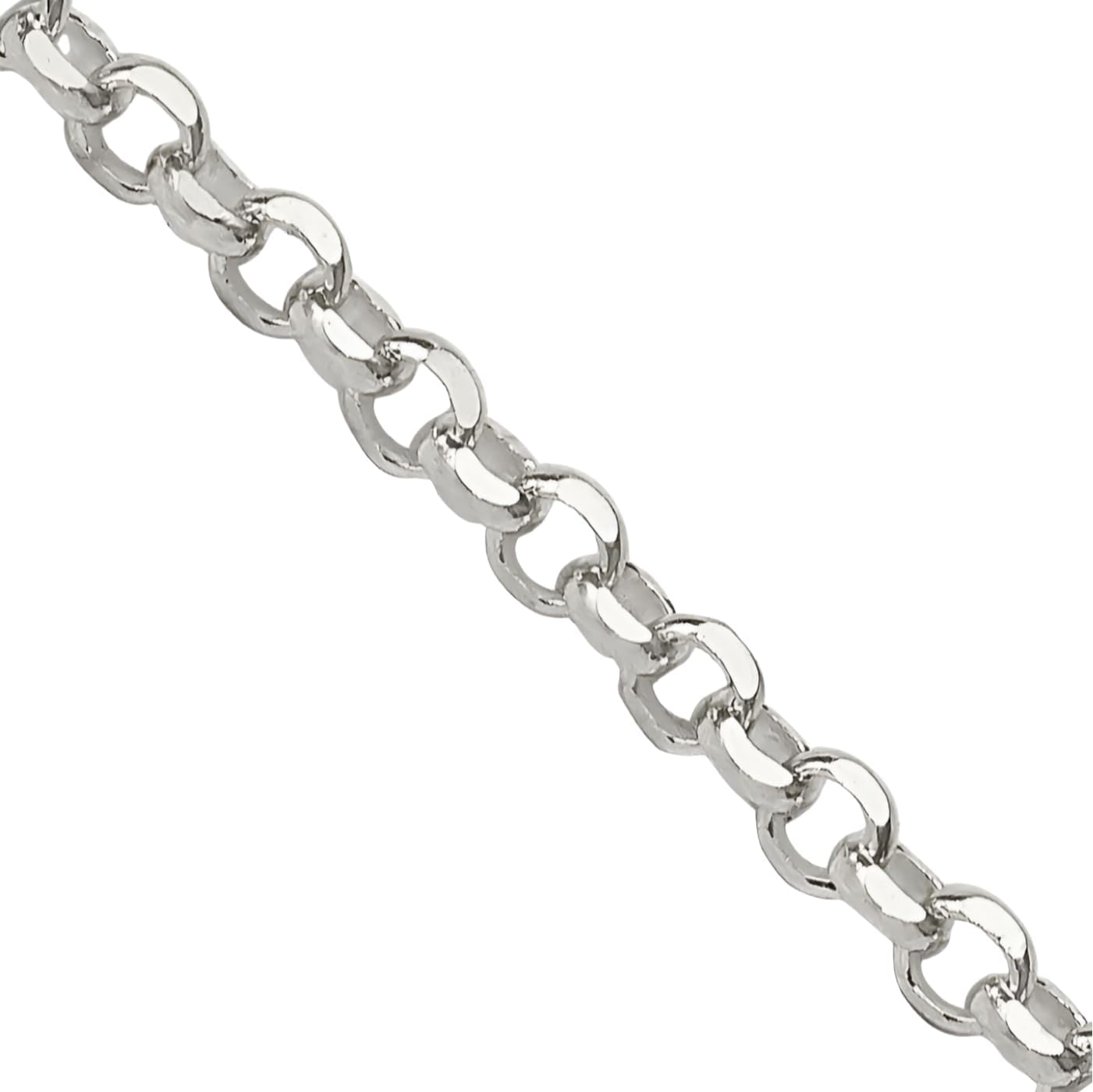 IceCarats 925 Sterling Silver 1.75mm Thin Rolo Cable Chain Necklace Diamond Cut