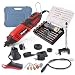 Produktbild Hi-Spec 170-W-DIY-Kit mit 35.000 U/Mehrzweck Rotationswerkzeug mit Netzkabeln in einer Tragetasche. Mit 134-teiligem Zubehörset