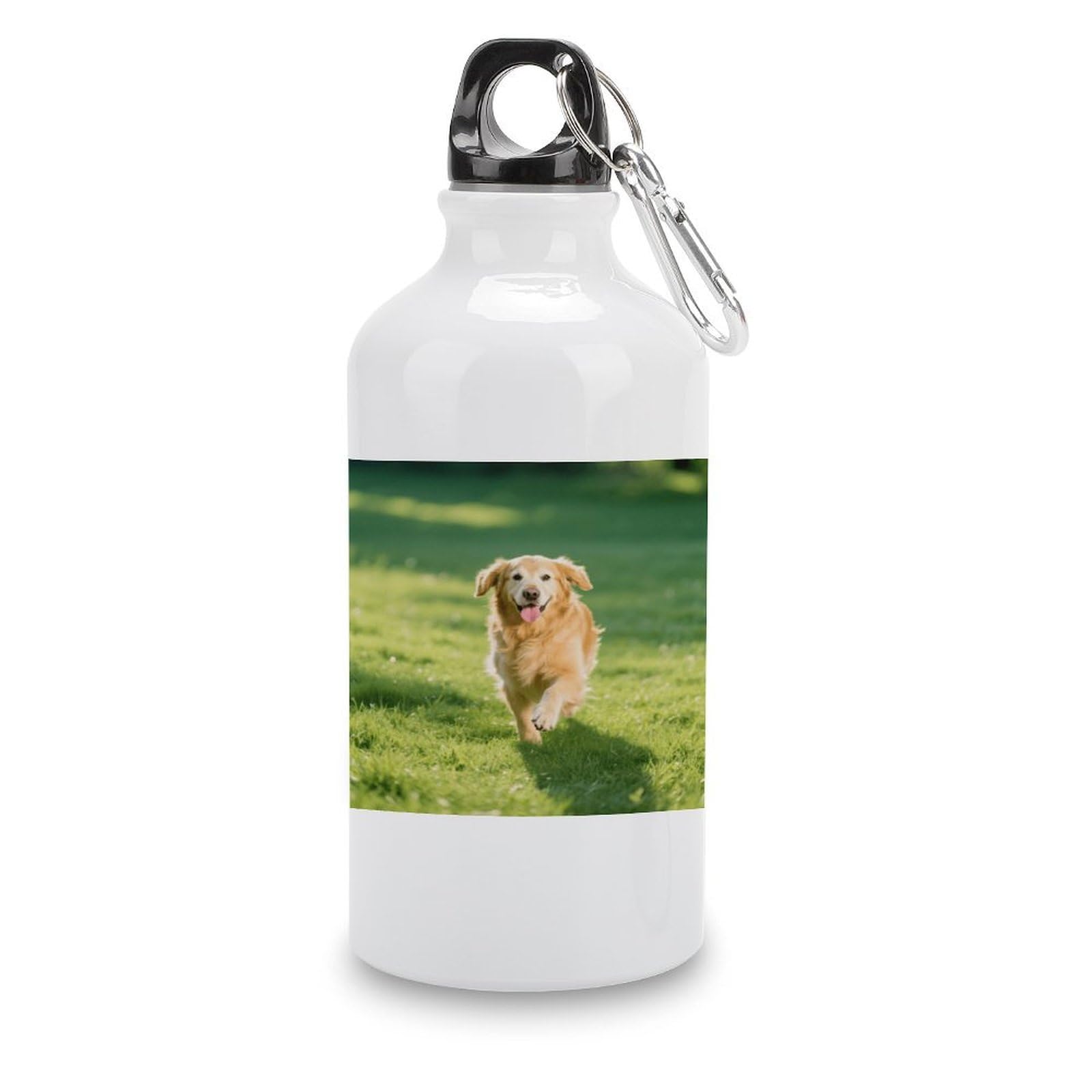 Fekiloot Style Golden Retriever Aluminum Water Bottle Travel Tumbler Reusable Lightweight Outdoor Sports Water Bottles For Gym Sports Camping Hiking Fishing400ml