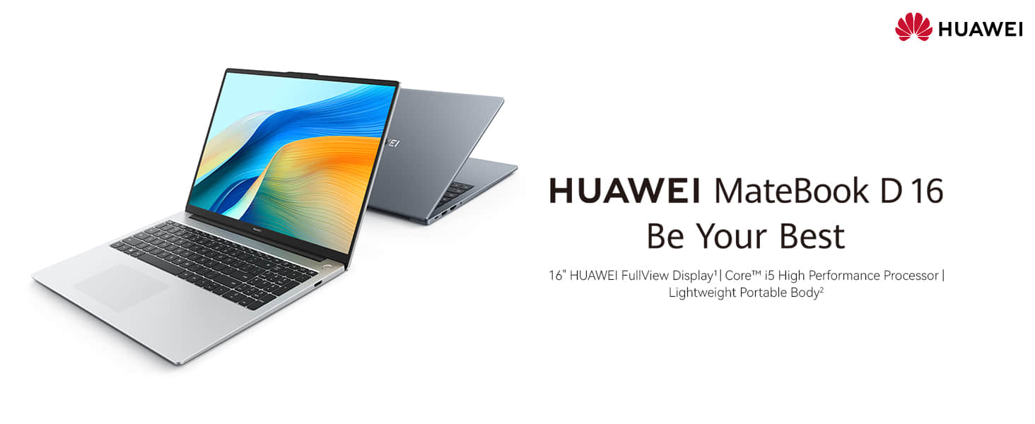 HUAWEI MateBook D 16 Laptop,16 Zoll FullView Display,Intel Core i5