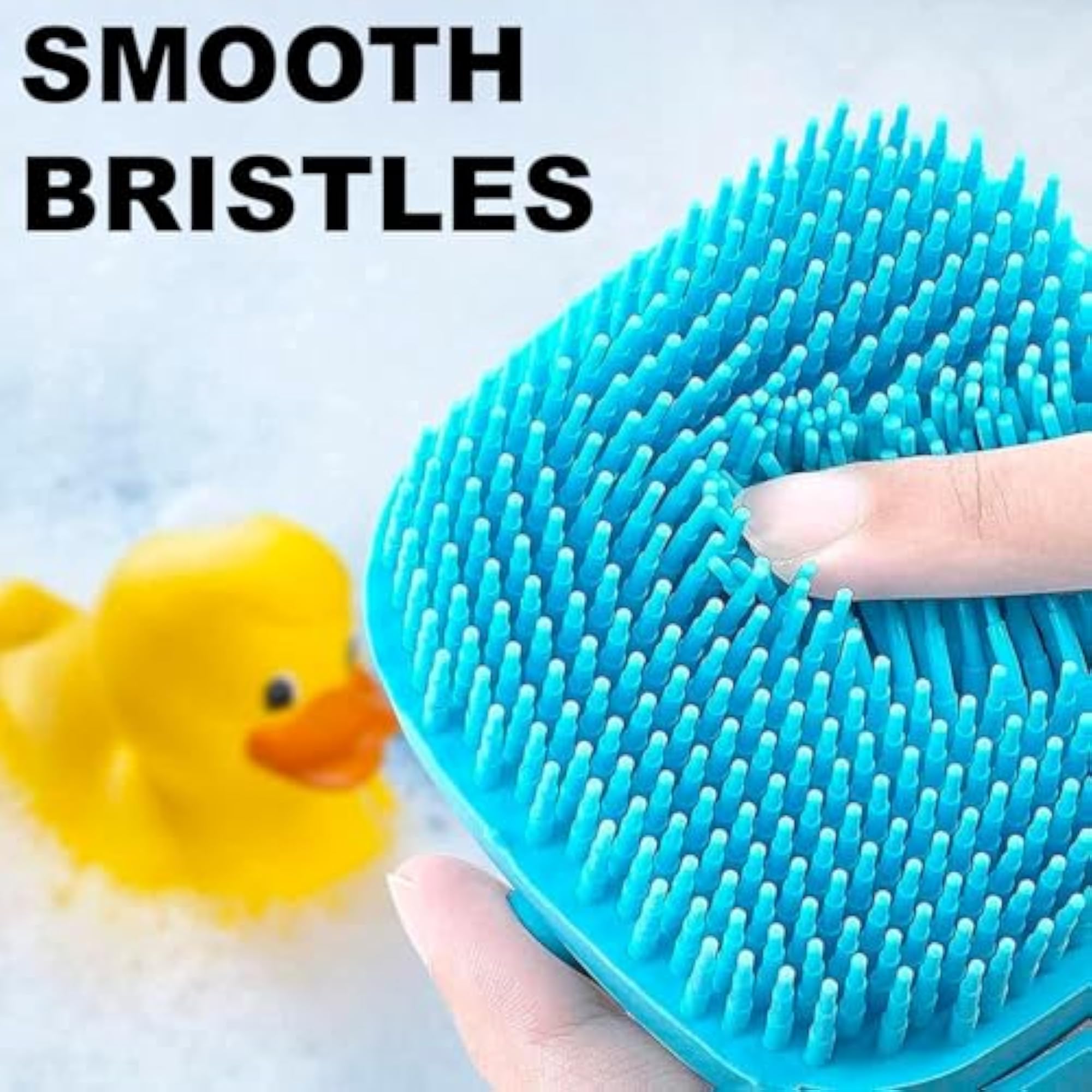 Silicone Bath Brush for Massage and Exfoliation