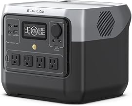EF ECOFLOW Portable Power Station RIVER 2 Pro, 768Wh LiFePO4 Battery, 70 Min Fast Charging, 4X800W (X-Boost 1600W) AC Outlets, Solar Generator for Outdoor Camping/RVs/Home Use Black