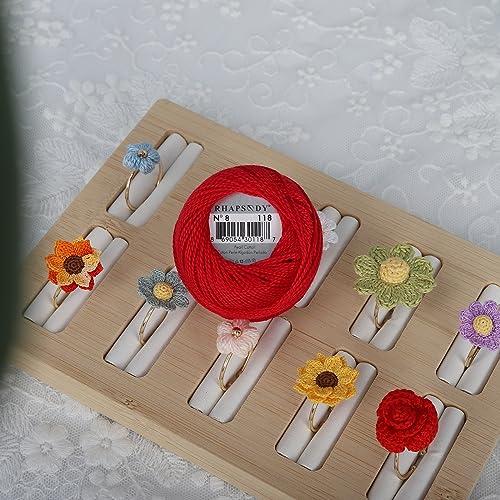 Hilo de crochet Pearl Cotton Rhapsody tamaño 8 set 12 bolas miniatura 2