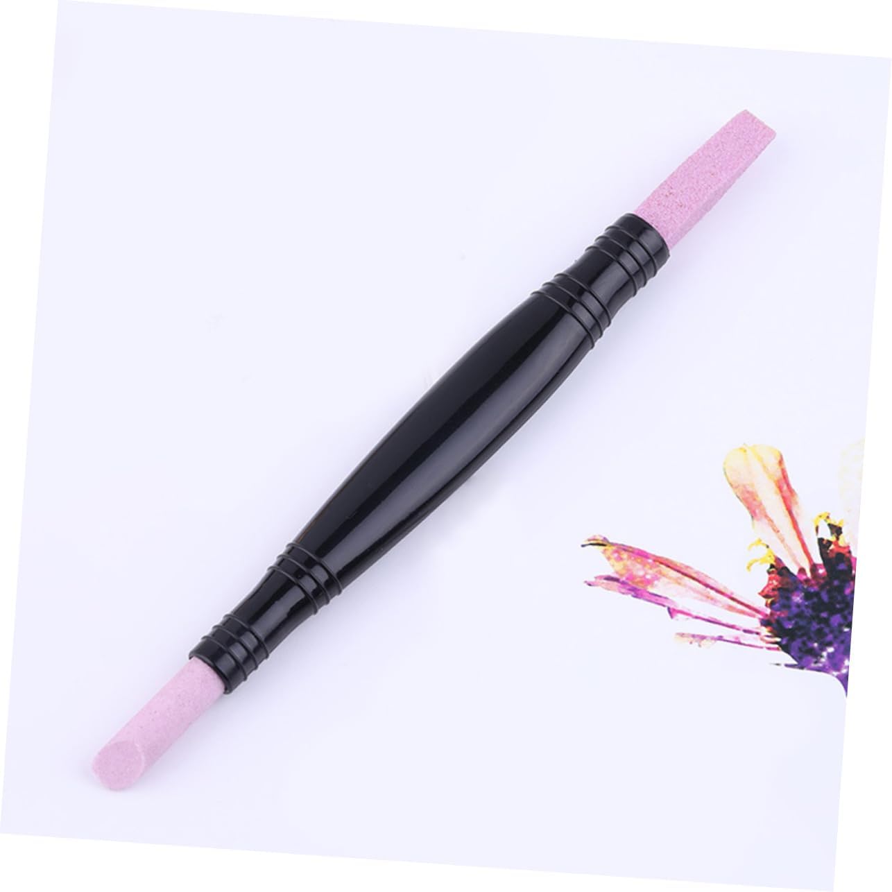 3Pcs Double End Nail Grinding Pen Set for Cuticle Removal, PP Plastic