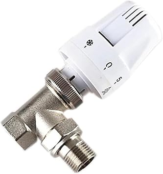 Brass Thermostatic Radiator Valve Straight Type Automatic Temperature Control | Radiator Valve1/2" 3/4" 1" Brass Thermostatic Radiator Valve Straight Type Automatic Temperature Control Floor heating1"