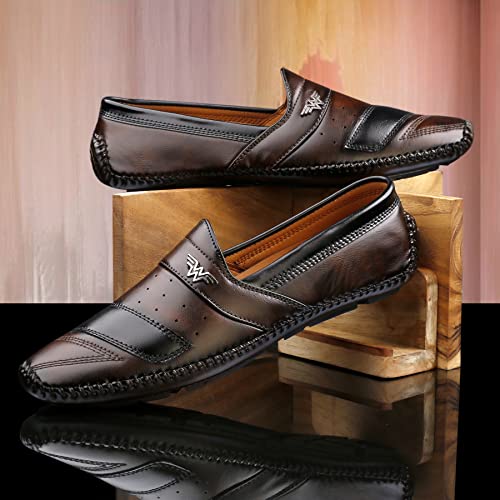 Synthetic Leather Loafer Shoes 