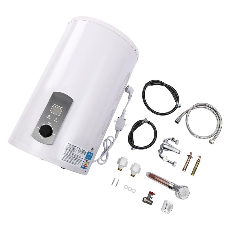Calentador De Agua Eléctrico De 30 Litros Para Cocina Y Baño, Termo Eléctrico Compacto Con Indicador LED Y Control De Temperatura
